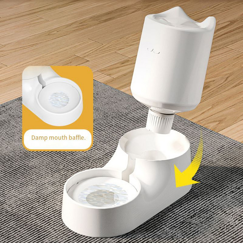 Hrănitor automat de apă potabilă pentru pisici de companie, bol detasabil, dozator de apă, hrănire pentru animale de companie, container pentru câini, provizii pentru animale de companie