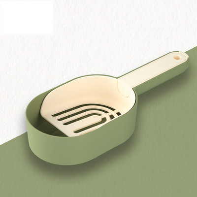 Lopată pentru așternut pentru pisici, cu autocurățare, cutie pentru așternut pentru pisici, pentru cutie de nisip, tavă pentru gunoi pentru pisici, lopată, caca, consumabile pentru pisici