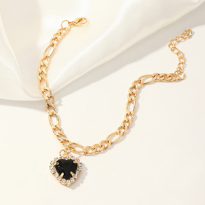 χονδρικό κολάρο κατοικίδιων ζώων πολυτελείας για σκύλους ταχείας απελευθέρωσης αποσχισμένος γιακάς γάτας ροζ μαύρο διαμάντι μενταγιόν σετ κολάρο γάτας χωρίς κουδούνι