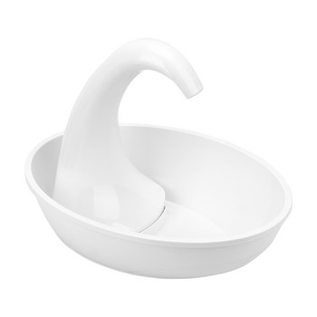 Pet Cat Drinking Bowl Automatic Swan Pet Cat Water Dispenser Electric Water Dispenser Feed Water Flowing Fountain for Cat Dog