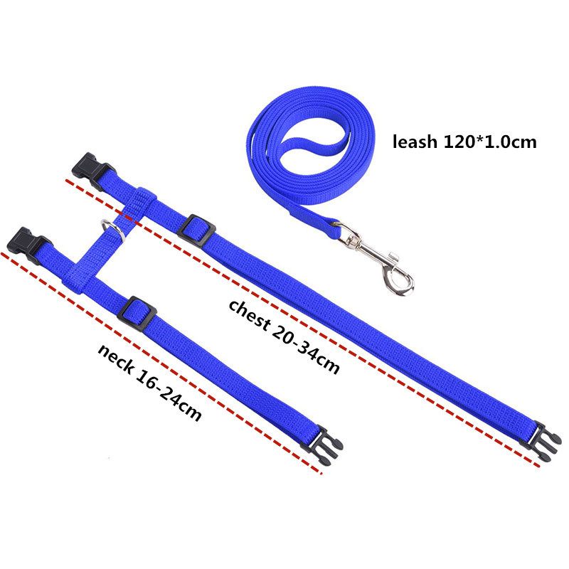 Pas Mačka Ogrlica Ogrlica Povodac Podesivi Najlon Pet Traction Mačka Mačić Ovratnik Puppy Pas Mačka Proizvod Male Pet Traction Remen