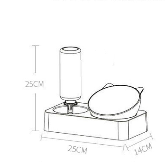 3,8 L de capacitate mare pentru animale de companie, câine, pisică, alimentator automat, bol detasabil, distribuitor de apă, dispozitiv de hrănire pentru pisici, câine, animale de companie