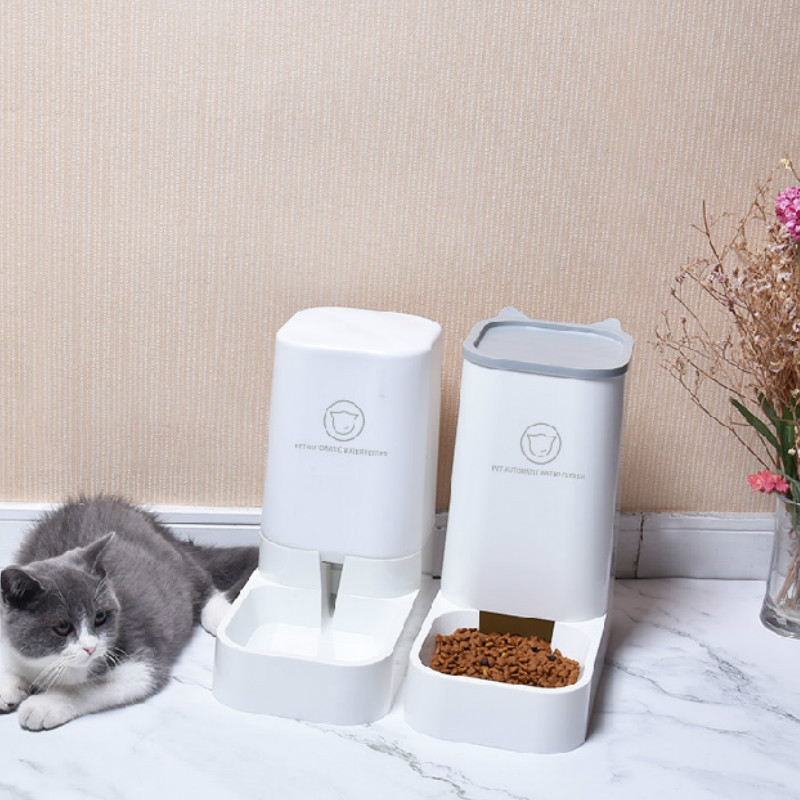 3,8 L de capacitate mare pentru animale de companie, câine, pisică, alimentator automat, bol detasabil, distribuitor de apă, dispozitiv de hrănire pentru pisici, câine, animale de companie