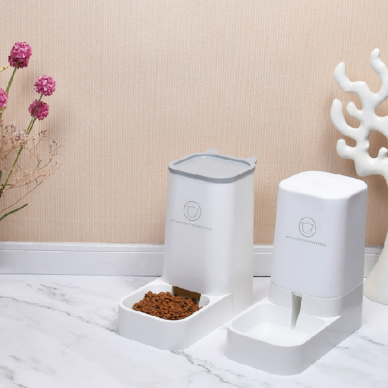 3,8 L de capacitate mare pentru animale de companie, câine, pisică, alimentator automat, bol detasabil, distribuitor de apă, dispozitiv de hrănire pentru pisici, câine, animale de companie