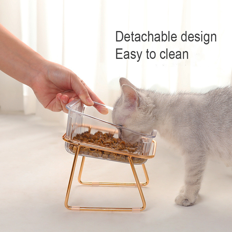 Αντιολισθητικά μπολ για κατοικίδια για γάτες Μπολ για γάτες με νερό για γάτες Διπλό μπολ για σκύλους Μπολ για κατοικίδια Τροφοδοσία για σκύλους γάτας Προστασία τραχήλου