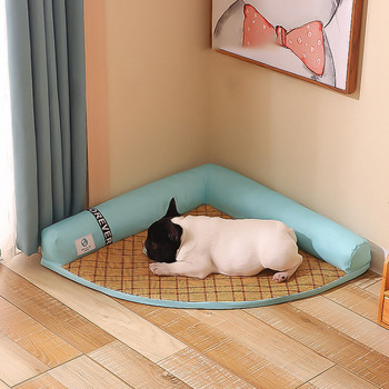 Summer Dog Cooling Pad Cat Mat Κρεβάτι ρείθρων Καναπές γάτας Μαλακό δροσερό χαλάκι για κουτάβι Teddy Καλοκαιρινό κατοικίδιο προμήθειες που πλένονται