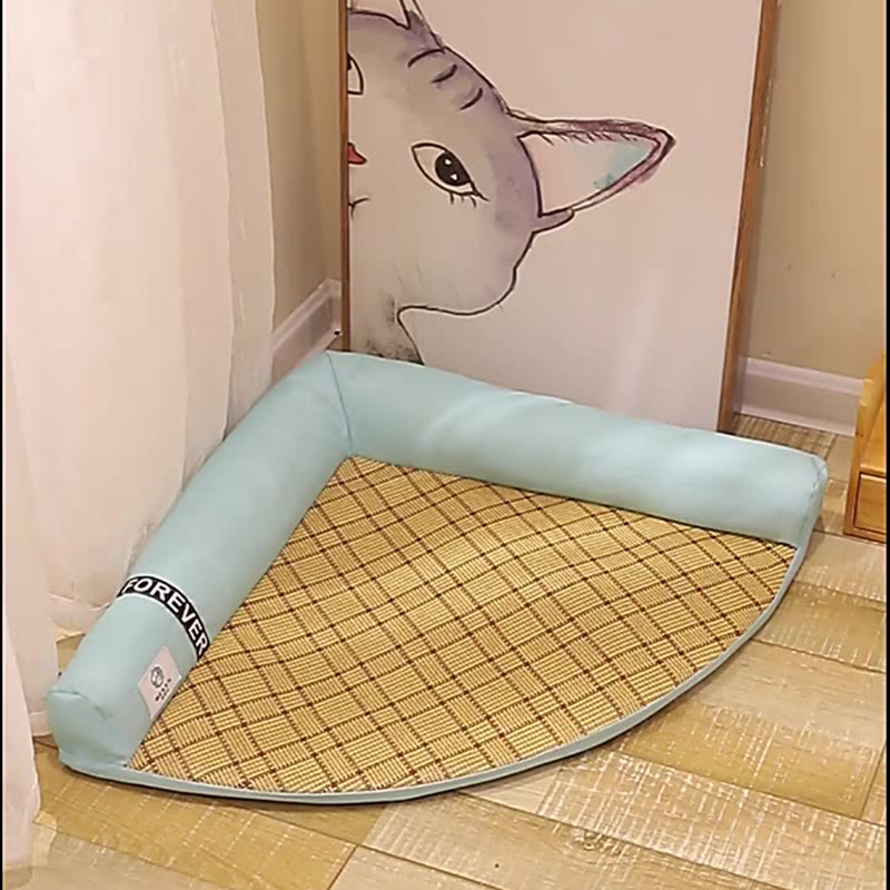 Suvine koeravoodi jahutuspadi Kassimatt voodi Kennelid Kassi diivan Pehme jahe matt kutsikale Teddy Suvised lemmikloomatarbed pestavad