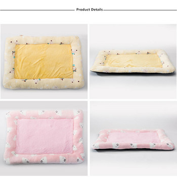 Μαλακό φανελένιο κρεβατάκι για κατοικίδια Χειμερινό χοντρό ζεστό άνετο μαξιλάρι για γάτα Κουτάβι μαξιλάρι ύπνου Μικρά μεσαία μεγάλα σκυλιά