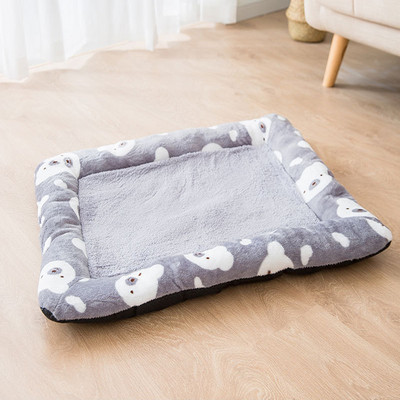 Μαλακό φανελένιο κρεβατάκι για κατοικίδια Χειμερινό χοντρό ζεστό άνετο μαξιλάρι για γάτα Κουτάβι μαξιλάρι ύπνου Μικρά μεσαία μεγάλα σκυλιά