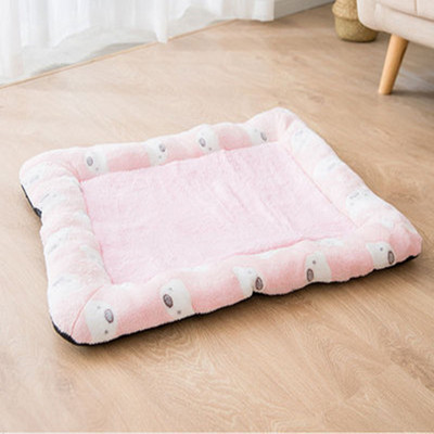 Μαλακό φανελένιο κρεβατάκι για κατοικίδια Χειμερινό χοντρό ζεστό άνετο μαξιλάρι για γάτα Κουτάβι μαξιλάρι ύπνου Μικρά μεσαία μεγάλα σκυλιά