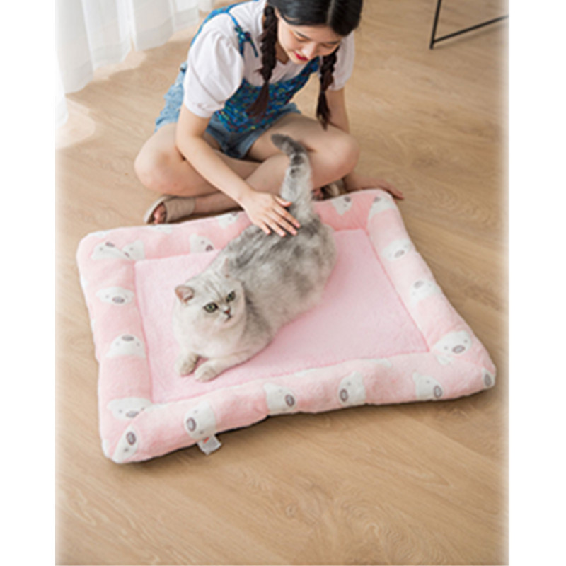 Μαλακό φανελένιο κρεβατάκι για κατοικίδια Χειμερινό χοντρό ζεστό άνετο μαξιλάρι για γάτα Κουτάβι μαξιλάρι ύπνου Μικρά μεσαία μεγάλα σκυλιά