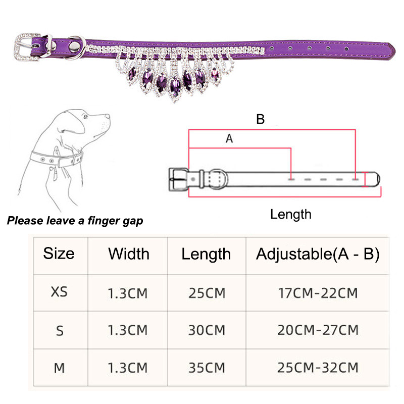 Κολιέ SUPREPET Φούντα με διαμάντι για γάτα PU Δερμάτινο ρυθμιζόμενο κολάρο γατάκι Ρετρό κολάρα πολύτιμων λίθων για κατοικίδια Αξεσουάρ για σκύλους για κουτάβι