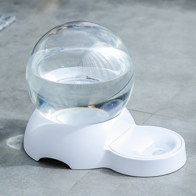 Fântână automată de hrănire cu bule de apă pentru animale de companie, 2,8 l, pentru animale de companie, dozator de apă, castron mare pentru băut pentru câini, băutură pentru pisici, fără electricitate