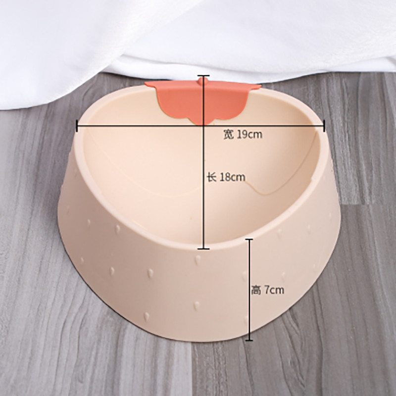 2022, bol nou pentru pisici, în formă de căpșuni, instrument de apă pentru hrănire pentru pisici și câini, bol antiderapant