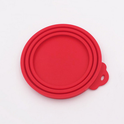 Κονσερβοποιημένο καπάκι σιλικόνης Σφραγισμένοι τροφοδότες Καπάκι δοχείων φαγητού για κουτάβι σκύλος αποθήκευσης γάτας Επάνω καπάκι Επαναχρησιμοποιήσιμο κάλυμμα καπάκι Υγεία για κατοικίδια καθημερινές προμήθειες