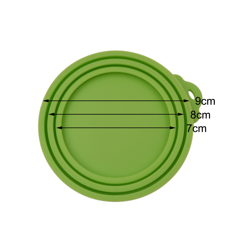 Κονσερβοποιημένο καπάκι σιλικόνης Σφραγισμένοι τροφοδότες Καπάκι δοχείων φαγητού για κουτάβι σκύλος αποθήκευσης γάτας Επάνω καπάκι Επαναχρησιμοποιήσιμο κάλυμμα καπάκι Υγεία για κατοικίδια καθημερινές προμήθειες
