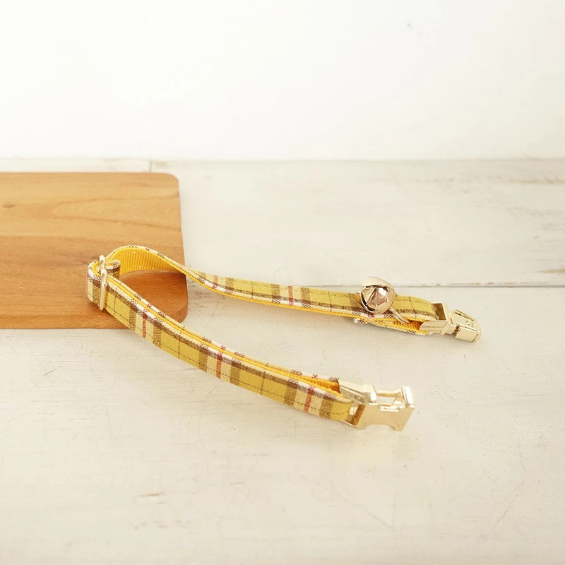 Guler personalizat pentru pisici cu papion cu clopoțel personalizat pentru cățeluș Colier pentru pisici gravat pentru cățel și pisicuță în carouri