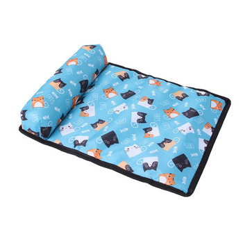 Μαλακό Pet Dog Καλοκαιρινά ψάθα κουβέρτα για σκύλο γάτα Αναπνεύσιμη κουβέρτα Καναπές Μαξιλάρι Φορητό εκδρομή Κάμπινγκ χαλάκι ύπνου Κρεβάτι για κατοικίδια