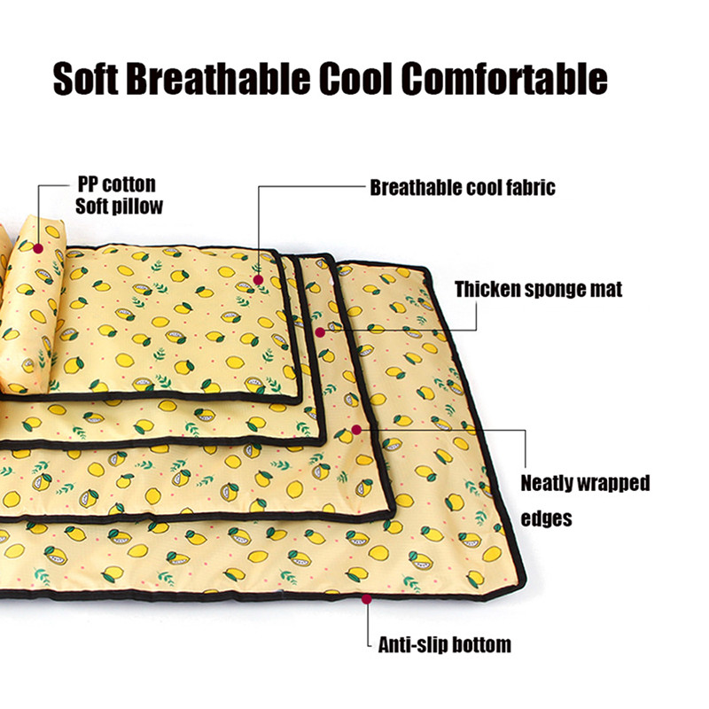 Covoraș moale pentru răcire de vară pentru câine de companie, pătură pentru câine, pisică, pătură respirabilă, canapea, pernă, excursie portabilă, covoraș de dormit, pat pentru animale de companie