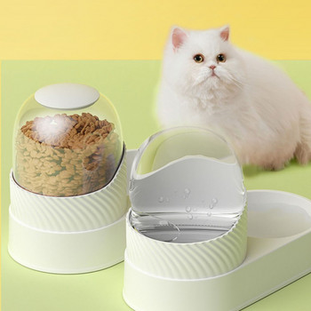 Αυτόματο μπολ ποτών για κατοικίδια Δοχείο τροφοδοσίας σκύλων για κατοικίδια Δοχείο πόσιμου νερού μεγάλης χωρητικότητας Δοχείο τροφής για γάτες