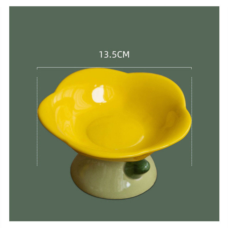 Lemmikloomatarbed Loominguline lillekujuline kauss Armas lemmikloomakauss Kassitoidukauss Keraamika Veekauss Lemmikloomatarvikud kassidele Lemmikloomatooted