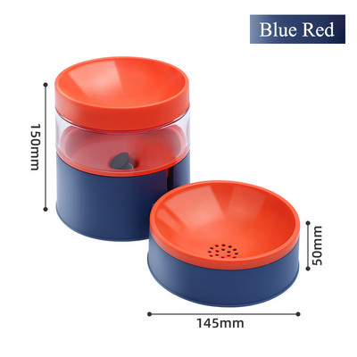 Pisică Câine Hrănire automată Bol de băut Hrănitor de apă Hrănitor pentru gât Adăpator anti-alunecare 2 în 1 Cățeluș Pisicuță Articole pentru animale de companie Nou
