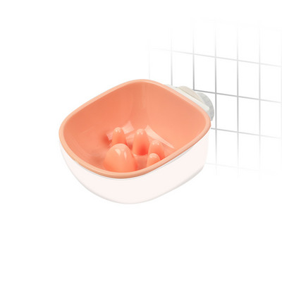 Pet Dog Cat Slow Feeder Κρεμαστό μπολ τροφοδότης δοσομετρητής πλαστικό αντιολισθητικό μπορεί να στερεωθεί στο κλουβί για κουτάβια γάτες σκύλους κατοικίδια Προϊόν