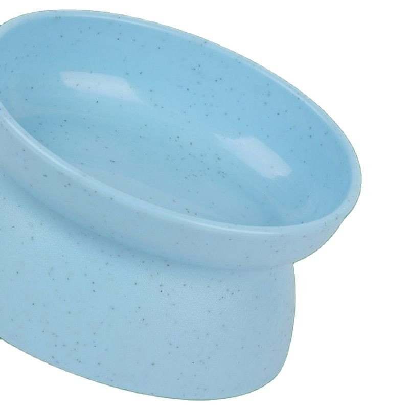 Zdjela za mačke s visokim stopalima Plastična zdjela za kućne ljubimce za mačke Male pse Zdjele za hranu za kućne ljubimce Štitnik za vrat Lako čišćenje Sprečava prevrtanje Dodaci za mačke