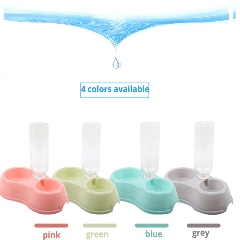 Αντιολισθητικά σκυλιά κατοικίδιων ζώων Γάτες Διπλά μπολ Τροφοδοσία νερού τροφής για σκύλους γάτας Ποτό μπολ για γάτες Τροφοδότης κατοικίδιων ζώων Προμήθειες προϊόντων