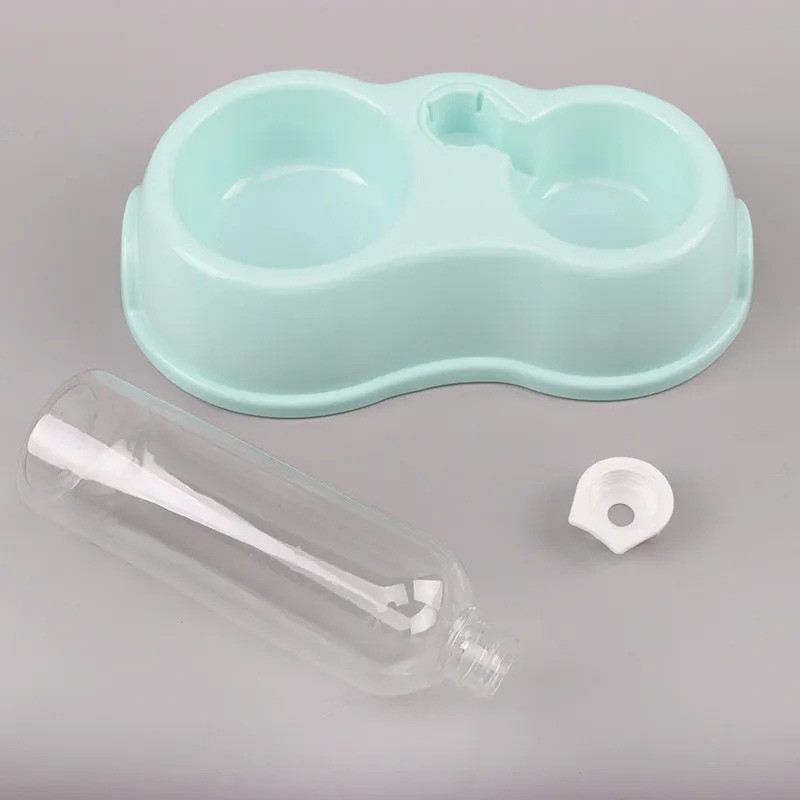 Αντιολισθητικά σκυλιά κατοικίδιων ζώων Γάτες Διπλά μπολ Τροφοδοσία νερού τροφής για σκύλους γάτας Ποτό μπολ για γάτες Τροφοδότης κατοικίδιων ζώων Προμήθειες προϊόντων