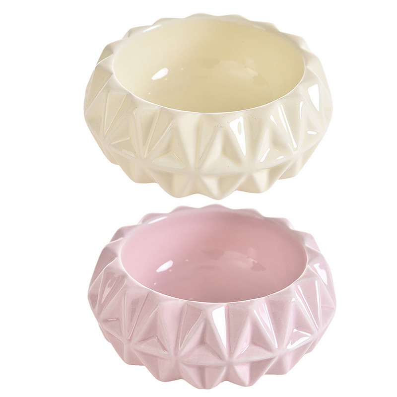 Lemmikloomade keraamilised kausid Loominguline lillekujuline disain Lemmikloomatoit Veekauss Lemmikloomade söötja koertele Kassidele Lemmiklooma söötja Kassi koerte toitmistarbed