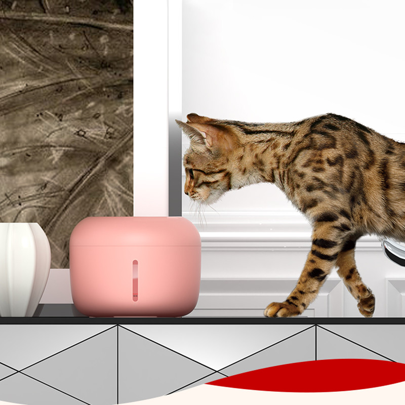 SUPREPET Fântână de apă pentru pisici Dozator de 2,5 L pentru animale de companie Bol de băut automat Băutor electric pentru câini Filtru pentru pisicuțe Mascote de interior