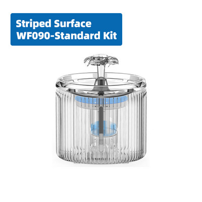 2,6L kassi veepurskkaev automaatne lemmiklooma veeautomaat läbipaistev kassipoja veesöötur lemmiklooma joogikauss kassi joogifilter