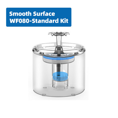 2,6L kassi veepurskkaev automaatne lemmiklooma veeautomaat läbipaistev kassipoja veesöötur lemmiklooma joogikauss kassi joogifilter