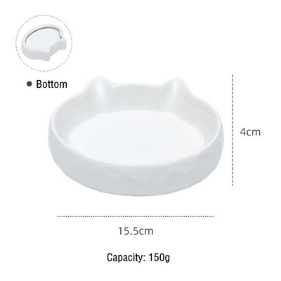 Keraamiline kassi koerte kauss Lemmikloomatoidu veesöötja, mitte lekkida Kassid Väikesed koerad Jooginõude söötja Kassi koera toitmistarbed Koera tarvikud