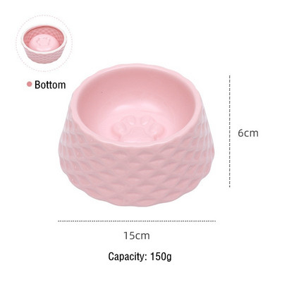 Keraamiline kassi koerte kauss Lemmikloomatoidu veesöötja, mitte lekkida Kassid Väikesed koerad Jooginõude söötja Kassi koera toitmistarbed Koera tarvikud