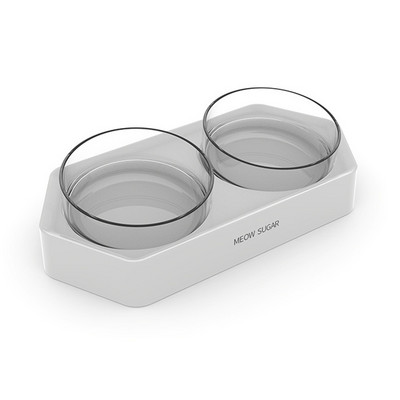 Kvaliteetne topelt kassikaussiga koeralemmikloomad statiiviga toitmiskassid vesikaussi toit lemmikloomakausid söötmistoode AS toiduplastikust