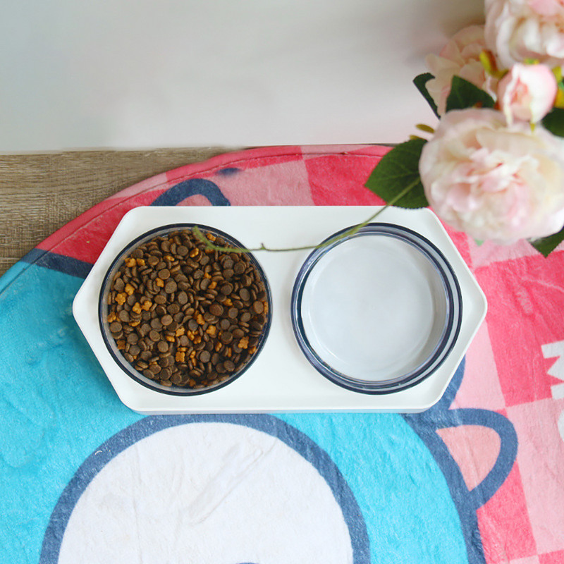 Kvaliteetne topelt kassikaussiga koeralemmikloomad statiiviga toitmiskassid vesikaussi toit lemmikloomakausid söötmistoode AS toiduplastikust