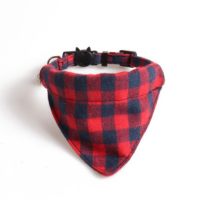 Καρό παπιγιόν πλέγμα για γάτας για κατοικίδια κατοικίδια σαλιάρες γατάκι Ρυθμιζόμενο παπιγιόν για κουτάβι κουνέλι Κολιέ Chihuahua Yorkie Bandana