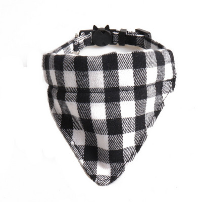 Καρό παπιγιόν πλέγμα για γάτας για κατοικίδια κατοικίδια σαλιάρες γατάκι Ρυθμιζόμενο παπιγιόν για κουτάβι κουνέλι Κολιέ Chihuahua Yorkie Bandana