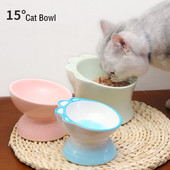 Uzdignute zdjelice za mačju hranu Nagnuta povišena posuda za hranu i vodu za kućne ljubimce za mačke s ravnim licem i male pse Hranilica za kućne ljubimce Potrepštine za mačke