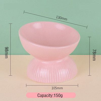 Uzdignute zdjelice za mačju hranu Nagnuta povišena posuda za hranu i vodu za kućne ljubimce za mačke s ravnim licem i male pse Hranilica za kućne ljubimce Potrepštine za mačke