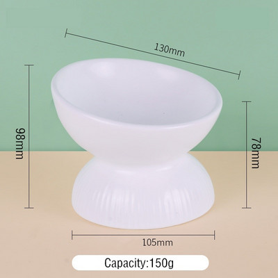 Uzdignute zdjelice za mačju hranu Nagnuta povišena posuda za hranu i vodu za kućne ljubimce za mačke s ravnim licem i male pse Hranilica za kućne ljubimce Potrepštine za mačke