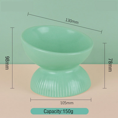 Uzdignute zdjelice za mačju hranu Nagnuta povišena posuda za hranu i vodu za kućne ljubimce za mačke s ravnim licem i male pse Hranilica za kućne ljubimce Potrepštine za mačke