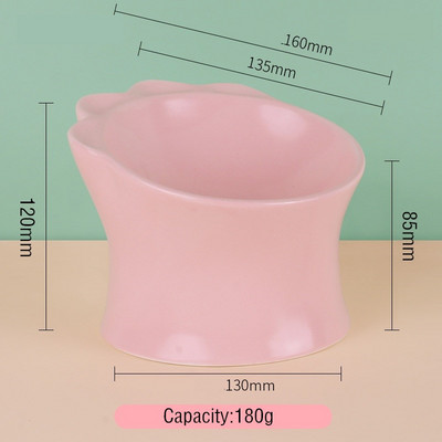 Uzdignute zdjelice za mačju hranu Nagnuta povišena posuda za hranu i vodu za kućne ljubimce za mačke s ravnim licem i male pse Hranilica za kućne ljubimce Potrepštine za mačke