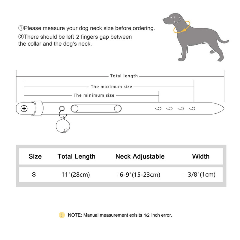 Εξατομικευμένο κολάρο γάτας Ρυθμιζόμενο δερμάτινο περιλαίμιο για σκύλους γατάκι με χάραξη χωρίς καμπάνα Anti-lost για γάτες Μικρά σκυλιά Τσιουάουα