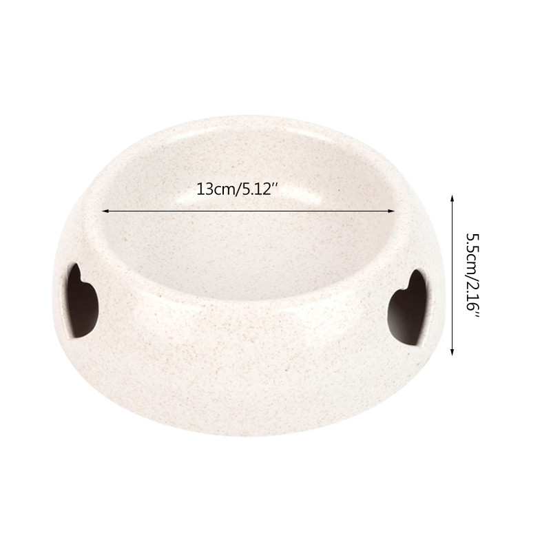 Boluri pentru hrănire pentru câini Bol de hrănire din plastic de 5 inci pentru hrană cu apă Vase de mâncare sigure și durabilă Stație de hrănire pentru pisici, cățeluși, animale mici, multicolor
