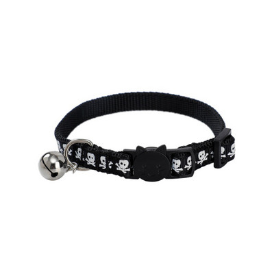 Koera kaelarihm Halloweeni kassi kaelarihmad kellukestega kõrvitsa pealuu teemaline kiirkinnitusega kutsika kaelarihm, reguleeritav väikesele suurele lemmikloomale UUS