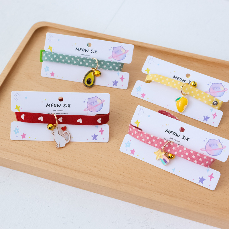 Colier personalizat pentru pisică pentru câine, pandantive cu fructe pentru animale de companie, cățeluș, pisicuță, colier reglabil de siguranță, accesorii pentru pisici.