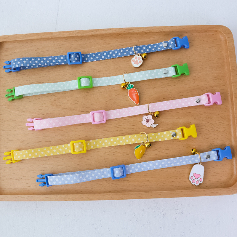 Colier personalizat pentru pisică pentru câine, pandantive cu fructe pentru animale de companie, cățeluș, pisicuță, colier reglabil de siguranță, accesorii pentru pisici.